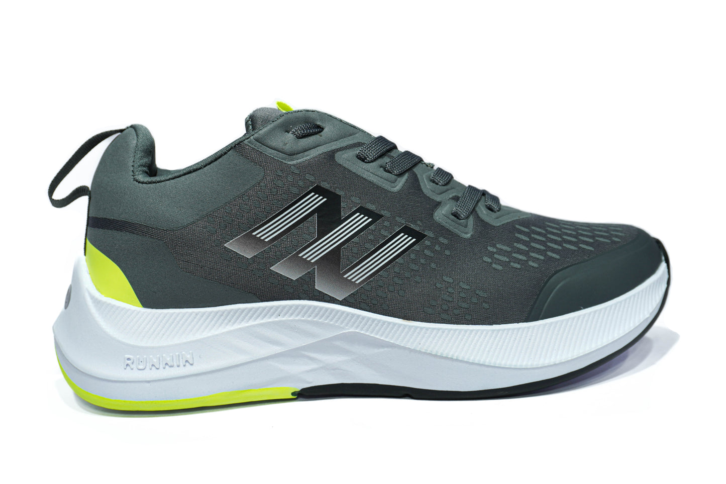 Sneaker Runnin Gris - Verde