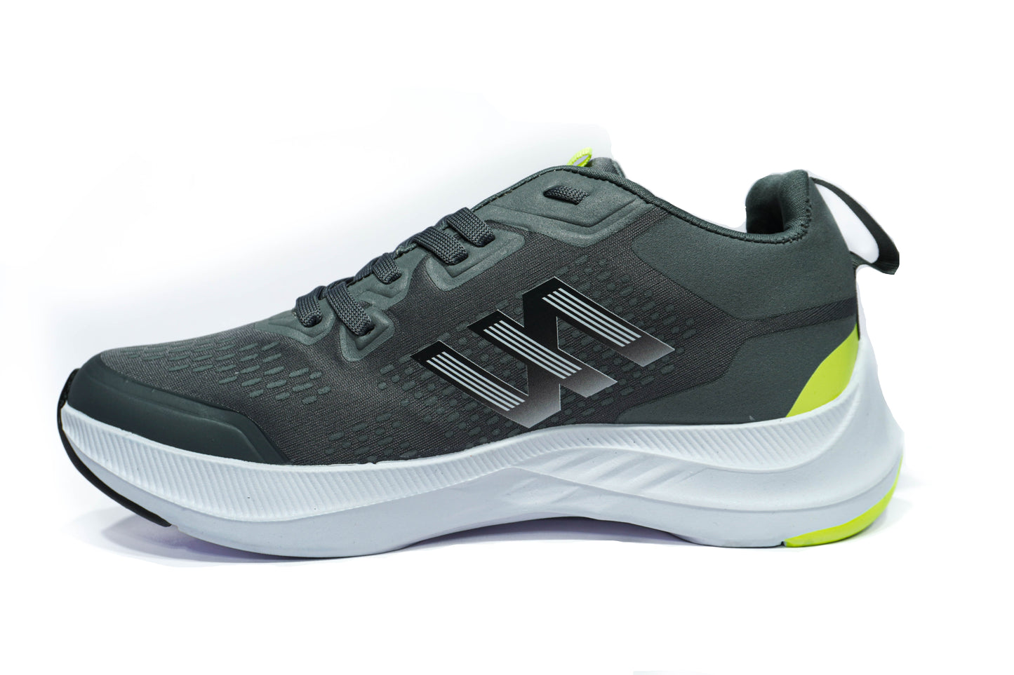 Sneaker Runnin Gris - Verde