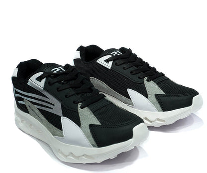 Sneaker Vissel Negro - Blanco